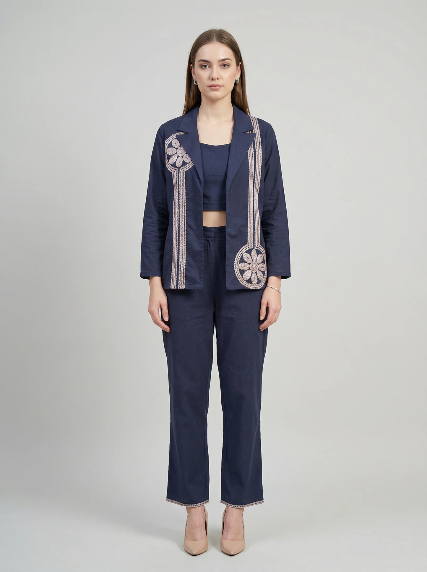 Iris Cotton Co-Ord Suit Set