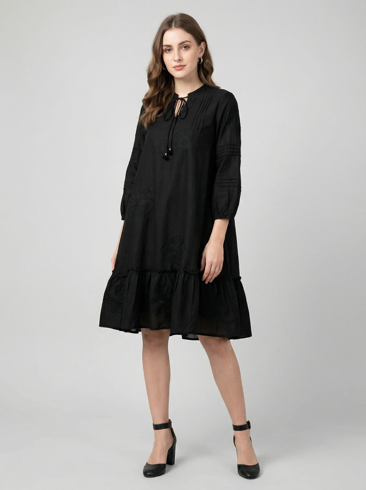Oshma Dupion Silk Dress