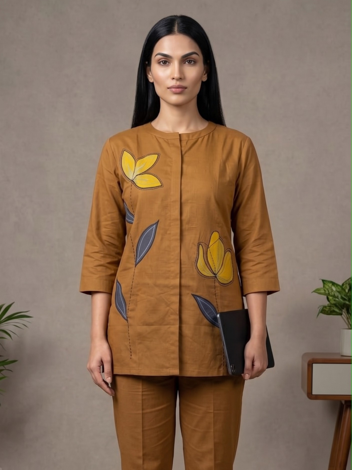 Maple Embroidered Co-Ord Set
