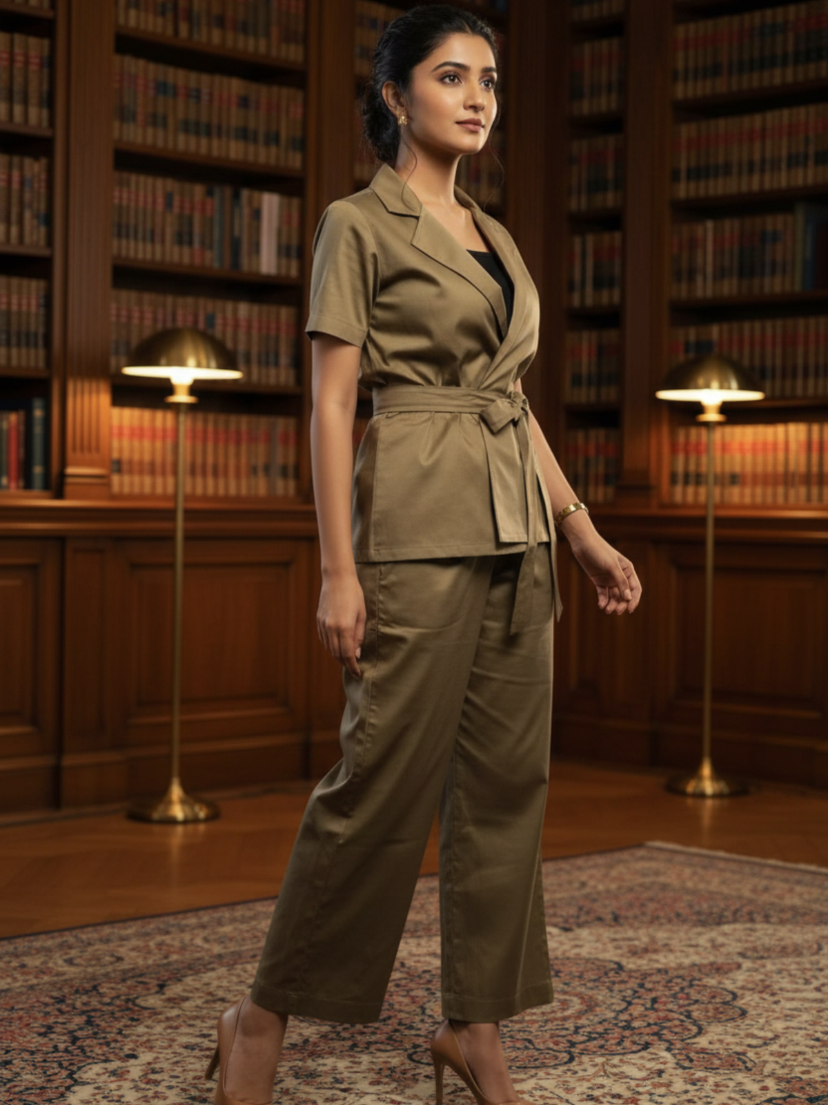 Mia Satin Kimono Co-Ord Set