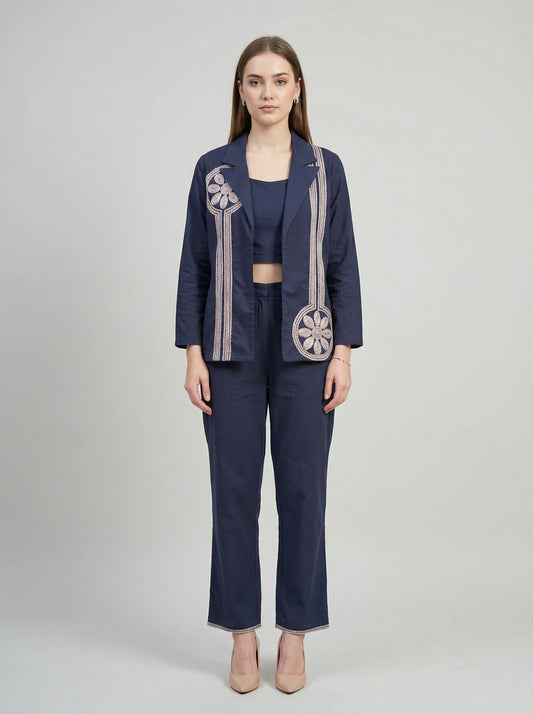 Iris Cotton Co-Ord Suit Set