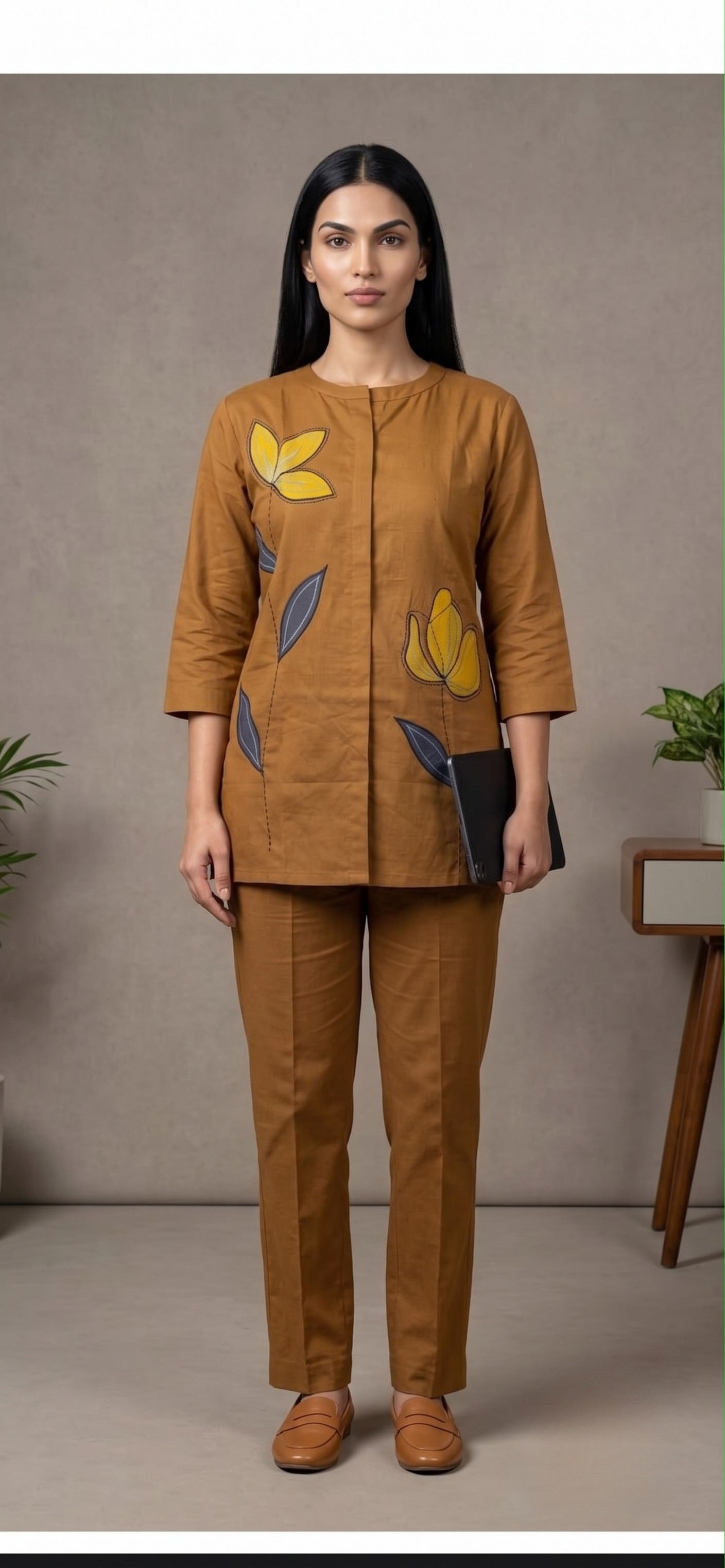 Maple Embroidered Co-Ord Set