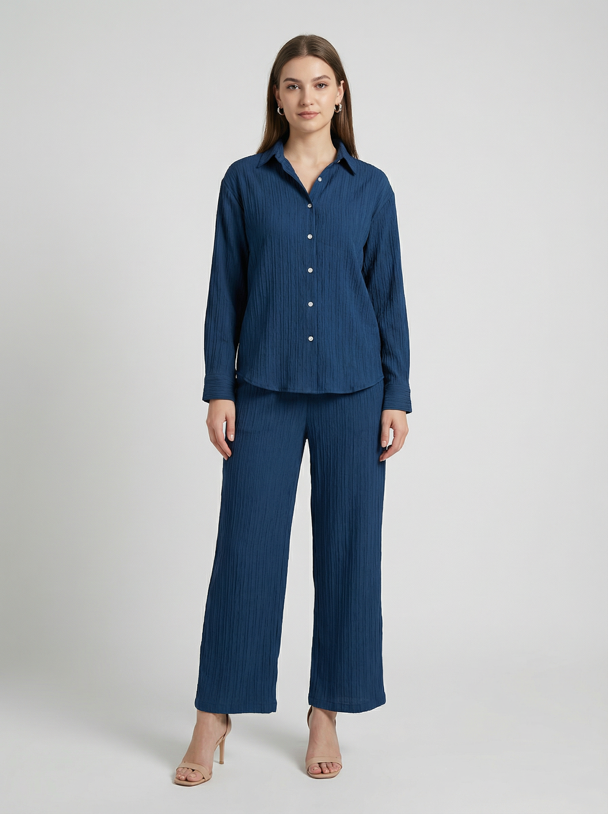 Somya Textured Cotton Co-Ord Set