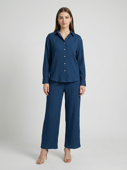 Somya Textured Cotton Co-Ord Set