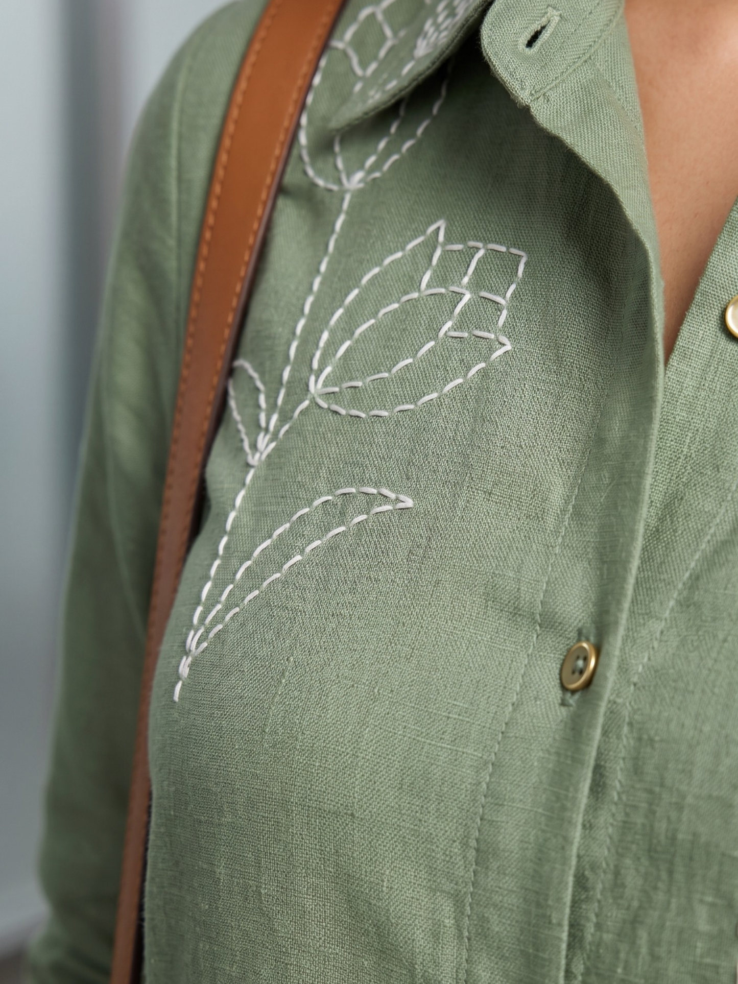 Moss Embroidered Co-Ord Set