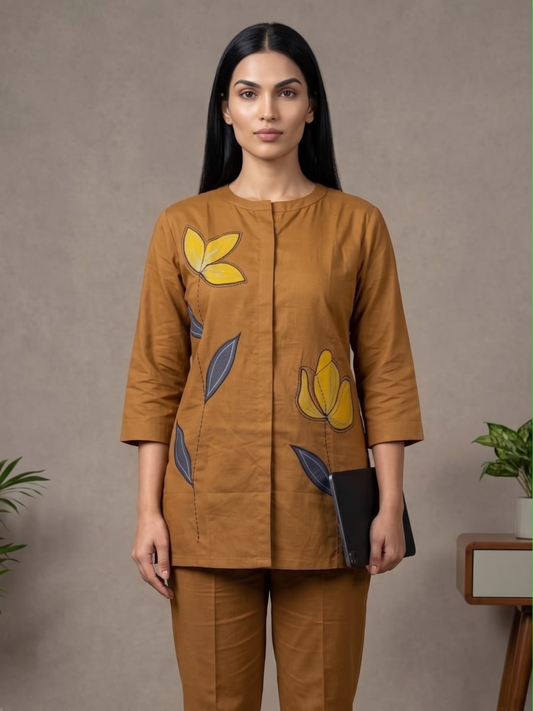 Maple Embroidered Co-Ord Set