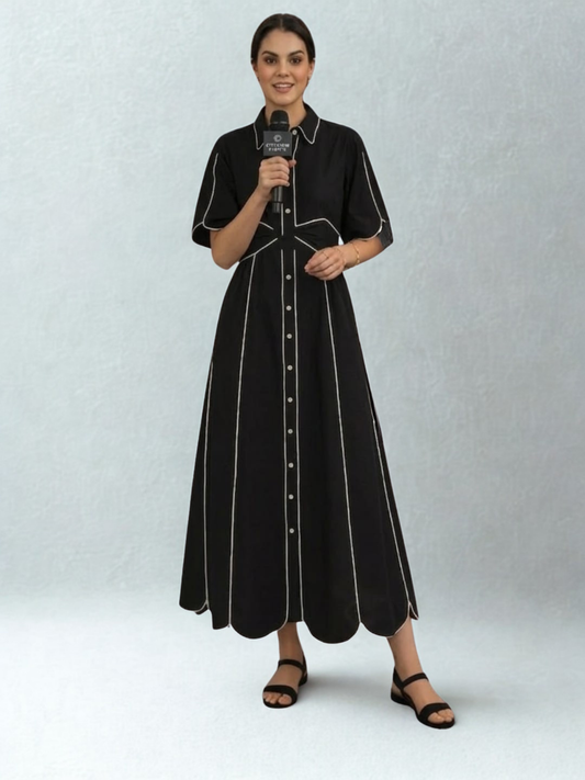 Cosmos Cotton Dress
